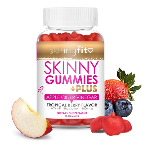 Skinny Gummies - Elma Sirkesi Şekerleri